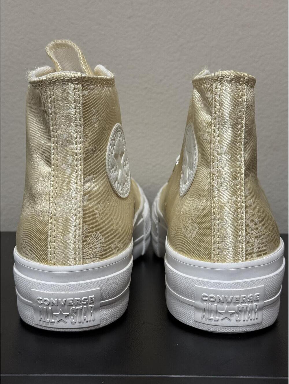 Size 7 - Converse Women’s Chuck Taylor All Star Lift Platform “Golden Butterfly” - Picture 5 of 7